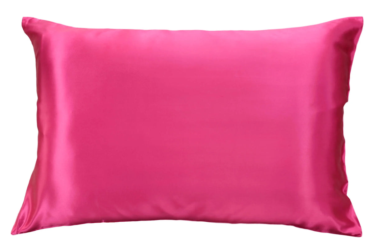 HOT PINK PILLOWCASES Sateenz