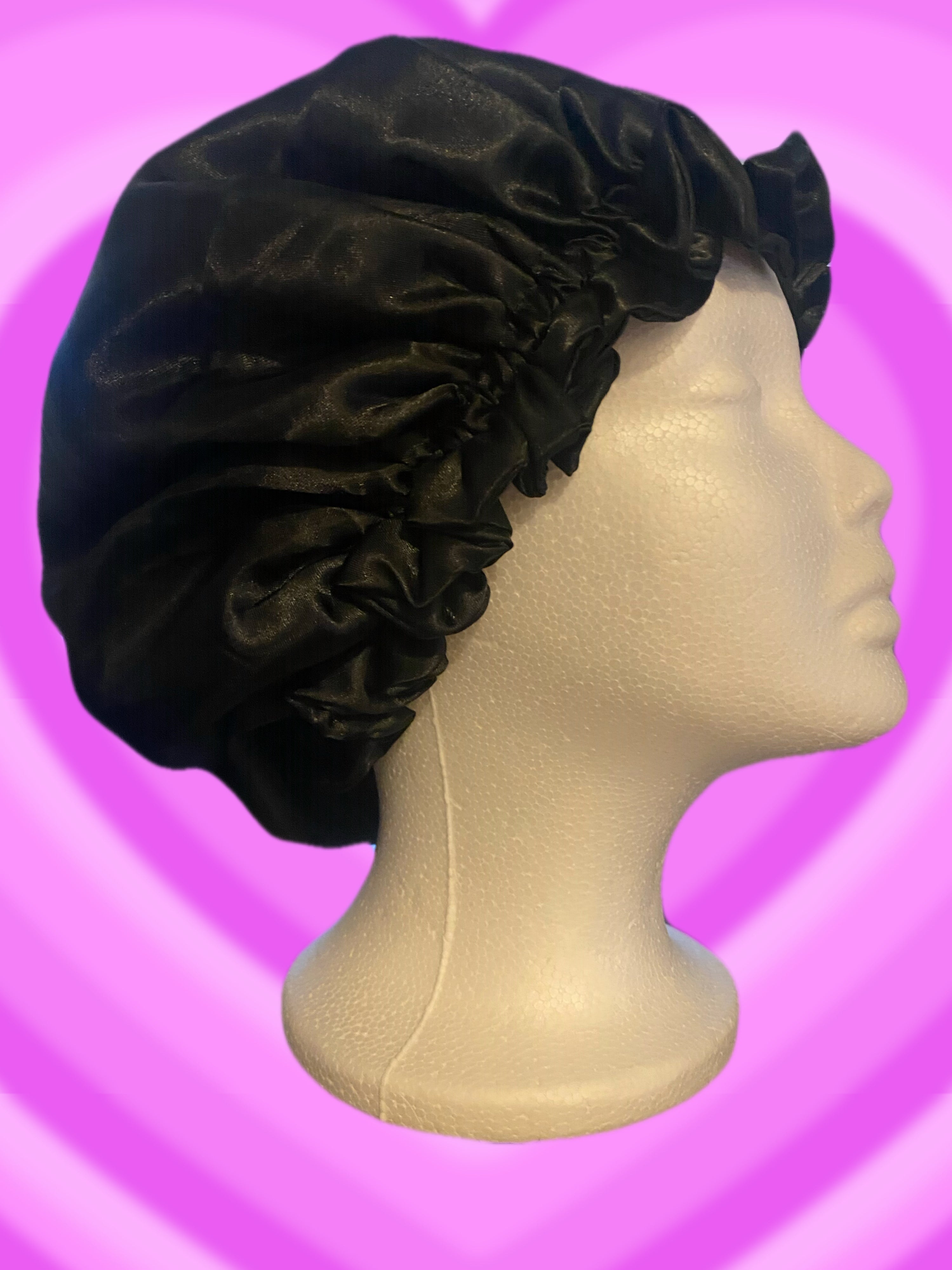 BIG GIRLS BLACK BONNET